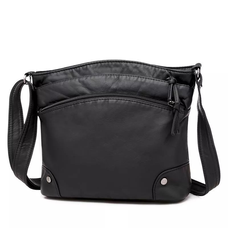 ADELLE | LÆR CROSSBODY VESKE - Nordic Boutique & Co.