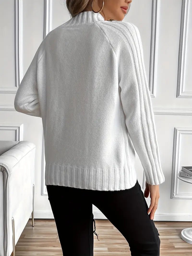 QUINTY | ELEGANT TURTLENECK STRIKKEGENSER - Nordic Boutique & Co.